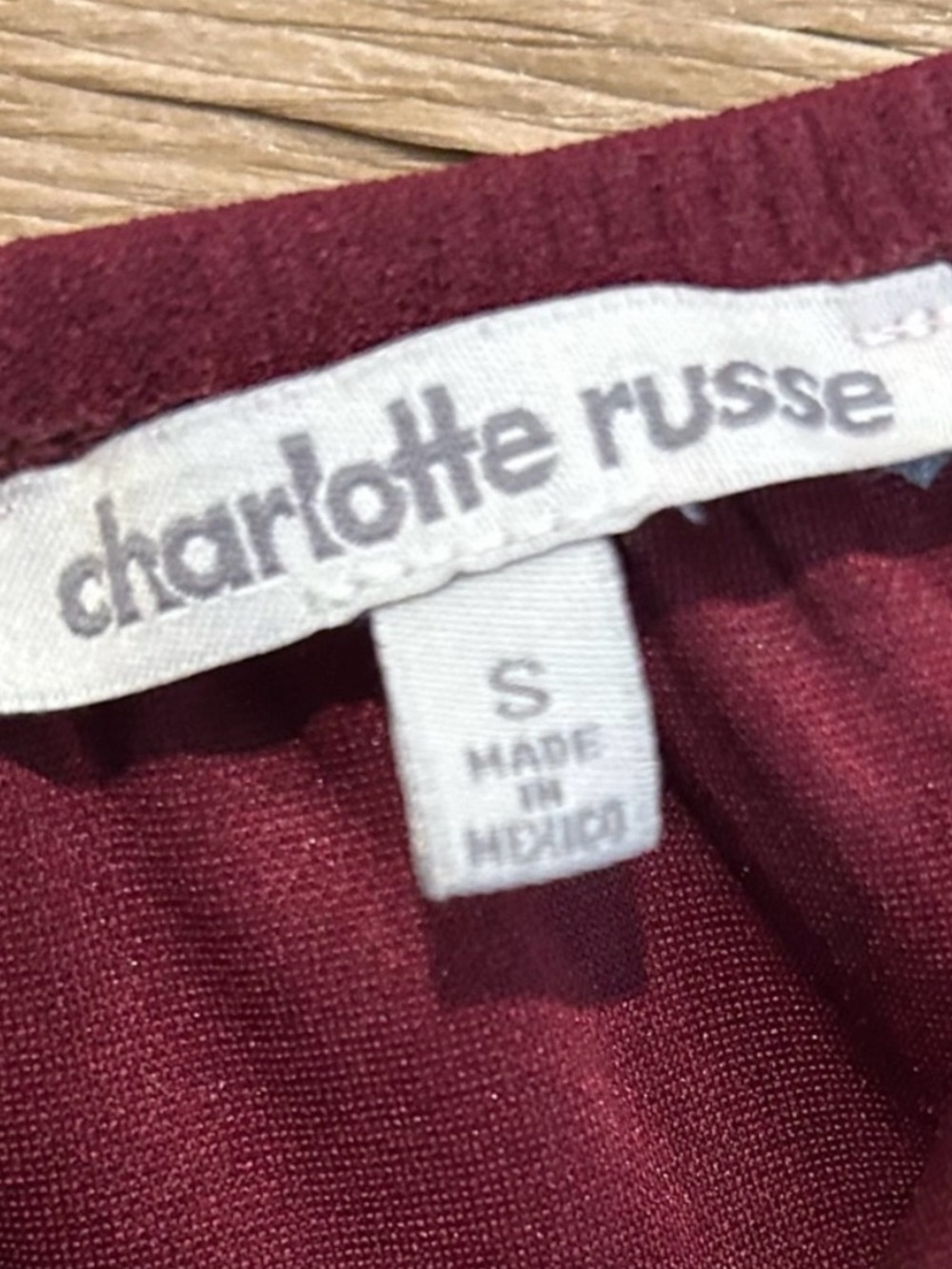 Strapless Jumpsuit Burgundy - Picture 5 of 5